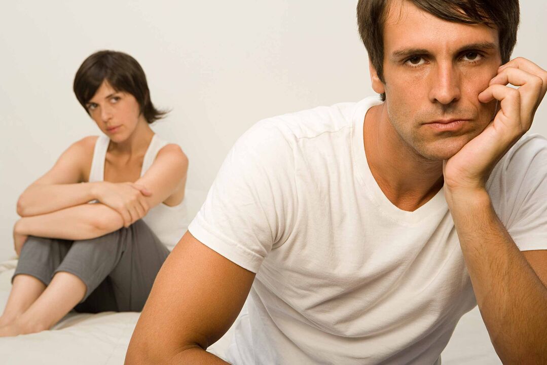 Negatīvie faktori provocē impotences attīstību vīriešiem